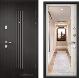 Металлическая дверь в квартиру сталь 2 мм д2м-202