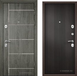 Входная дверь толщина стали 3 мм в дом д3м-047
